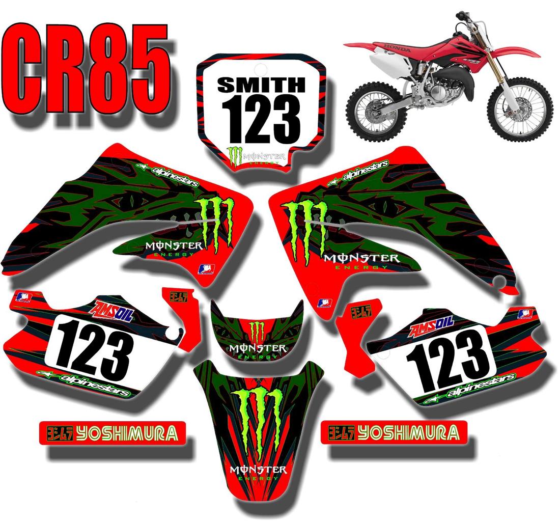 Honda cr85 rockstar graphics #7