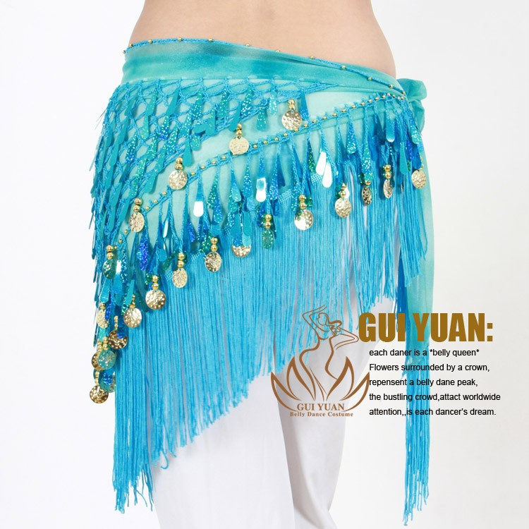 new 2012 Belly Dance Costume Dress Dancewear Hip Scarf Wrap Belt