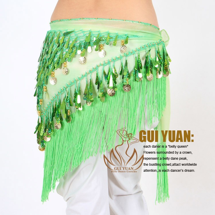 new 2012 Belly Dance Costume Dress Dancewear Hip Scarf Wrap Belt