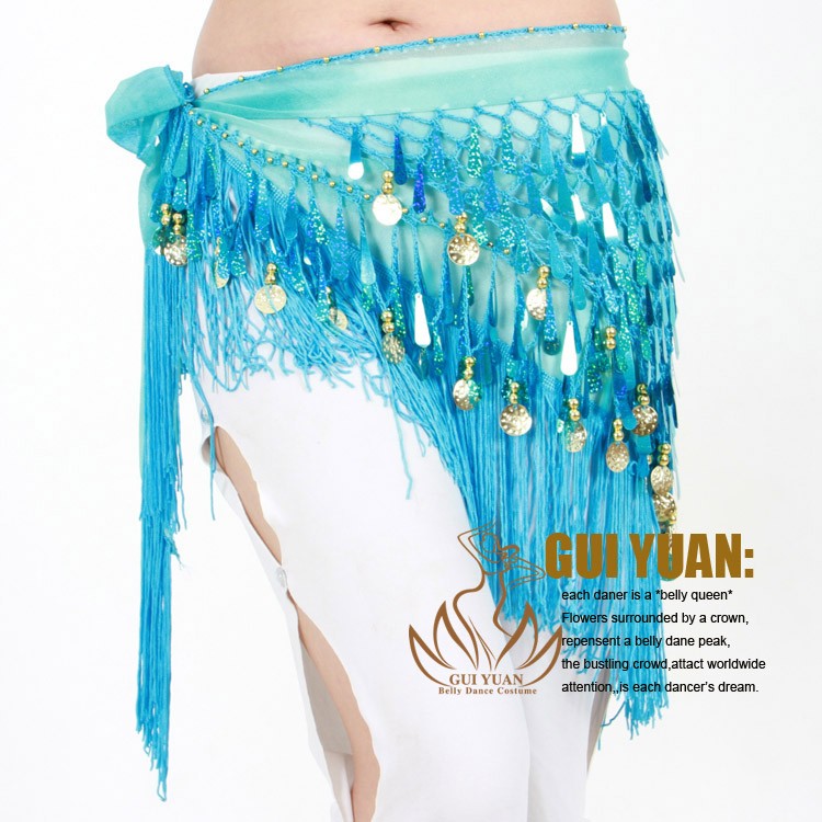 new 2012 Belly Dance Costume Dress Dancewear Hip Scarf Wrap Belt