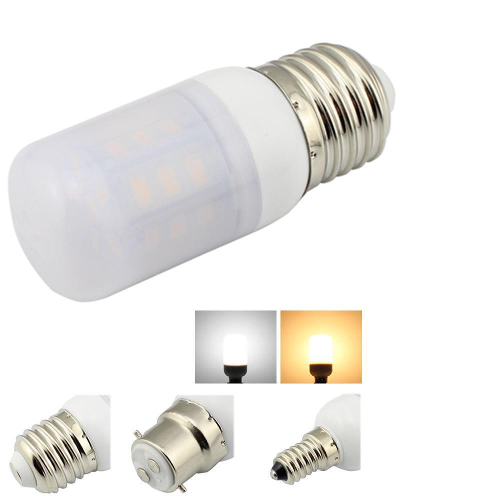 4W LED E12 E26 E27 B22 Warm White Lights DC 12V 24V Frosted Cover Bulb