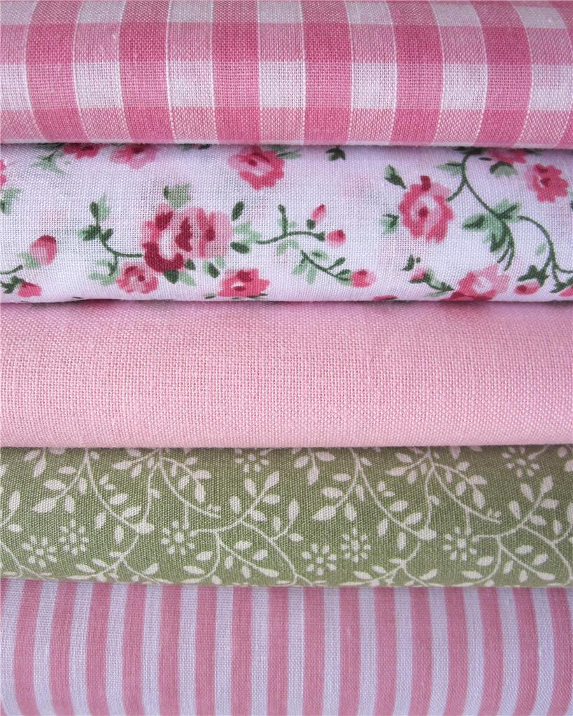 fabric bundle 5 fat quarters shabby chic dispatched within 24hrs ebay fabric bundle 5 fat quarters shabby chic dispatched within 24hrs ebay