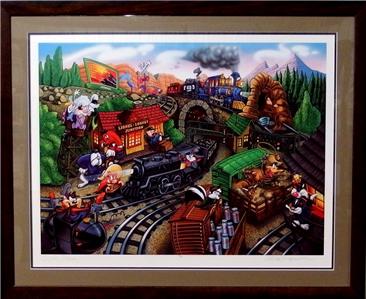 looney tunes train set