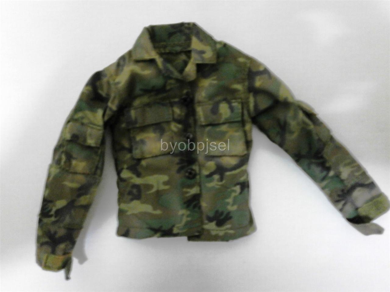 16 Scale ACE US Navy Seals Gunner MK1 Woodland BDU Jacket Pants Belt