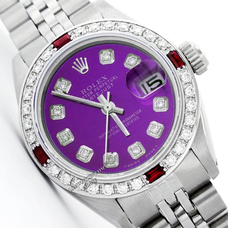 purple diamond rolex