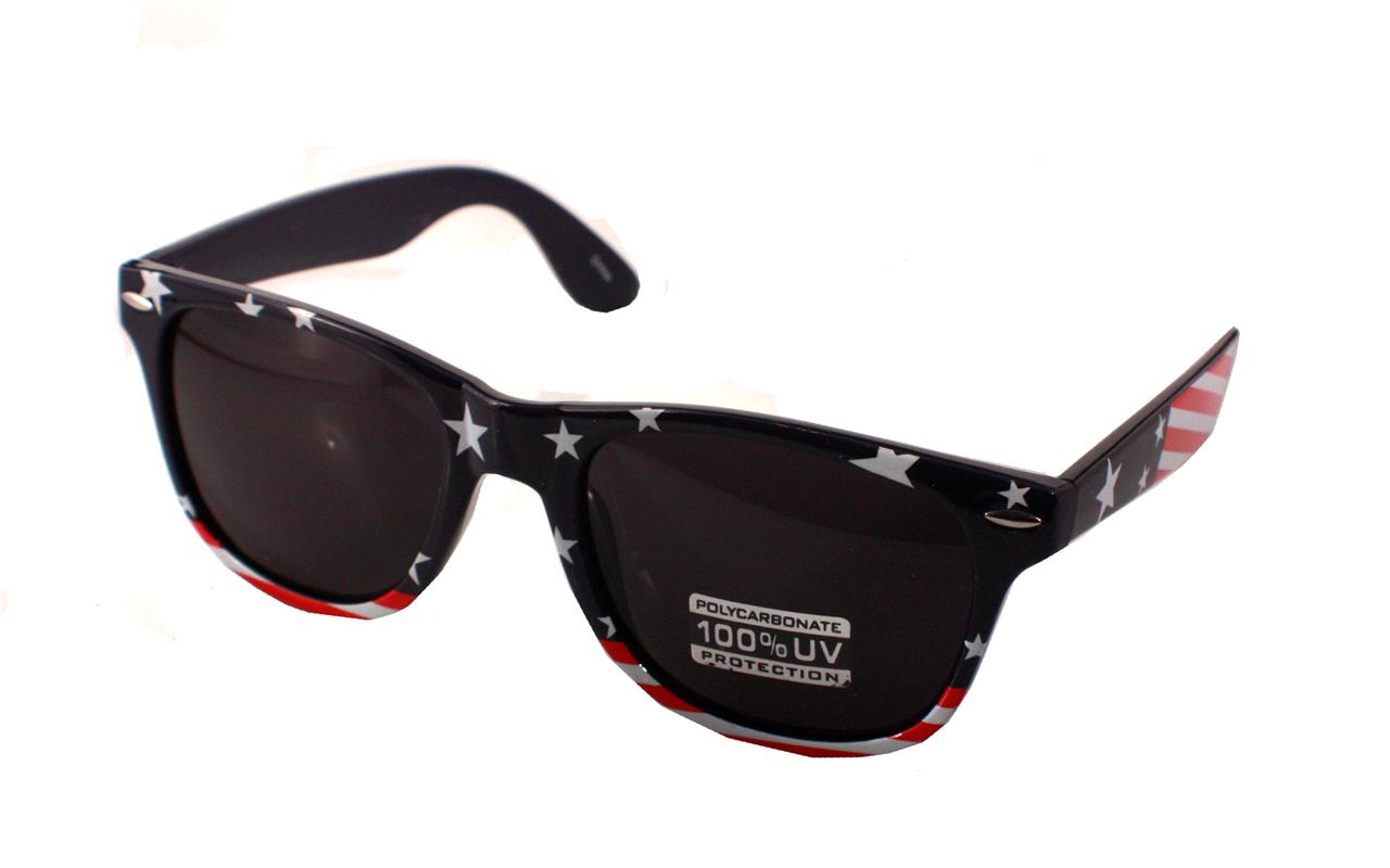 New Unisex Cool 4th of July Patriotic American Flag Sunglasses 9304USA