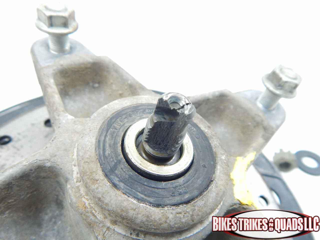 Polaris Outlaw 525 Left Spindle Knuckle with Wheel Hub eBay