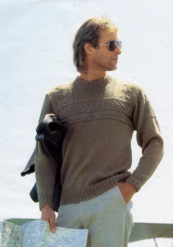 Patons Knit Pattern Book 697 Mens 8 PLY Jumpers Vest