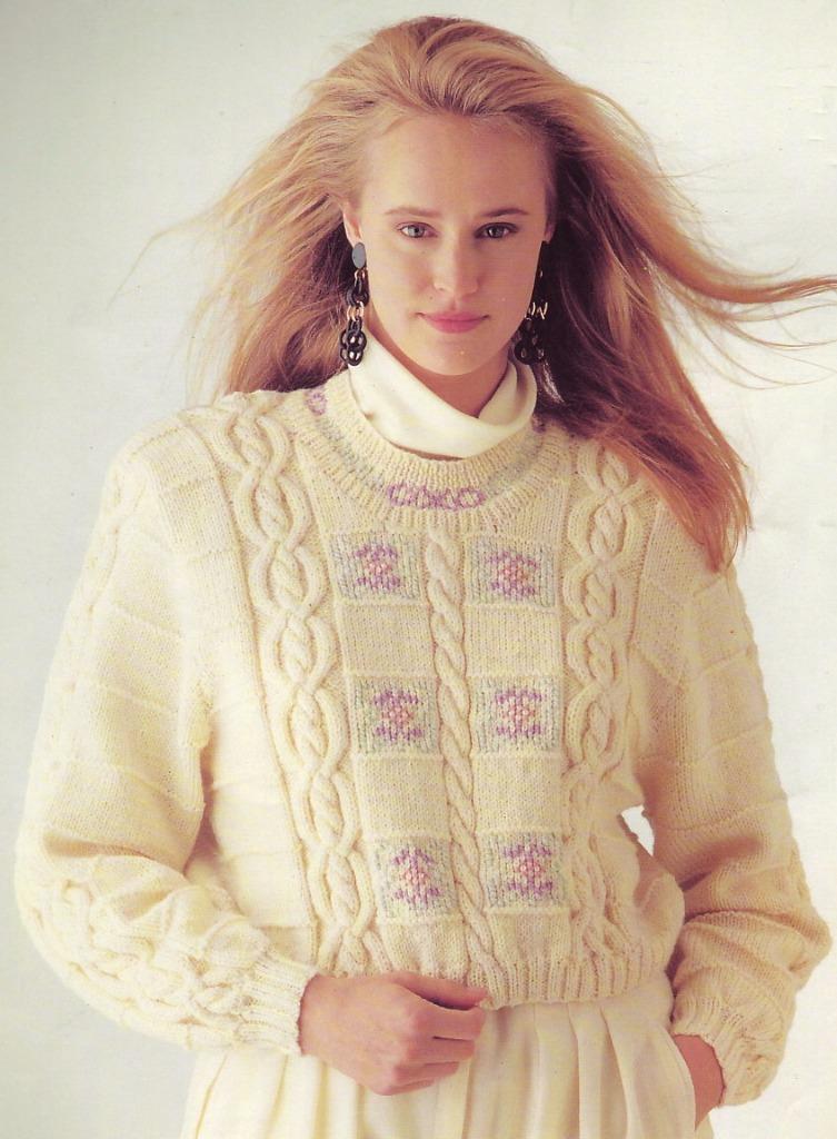 Patons Knitting PTN Book 1013 Ladies 8 PLY Jumpers Cropped Cardigan
