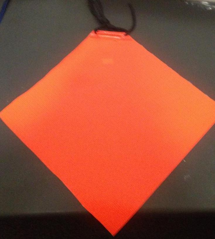 LONG LOAD FLAG, BOAT PROP FLAG, TRAILER SAFETY FLAG, TOW TRANSPORT SAFETY FLAG