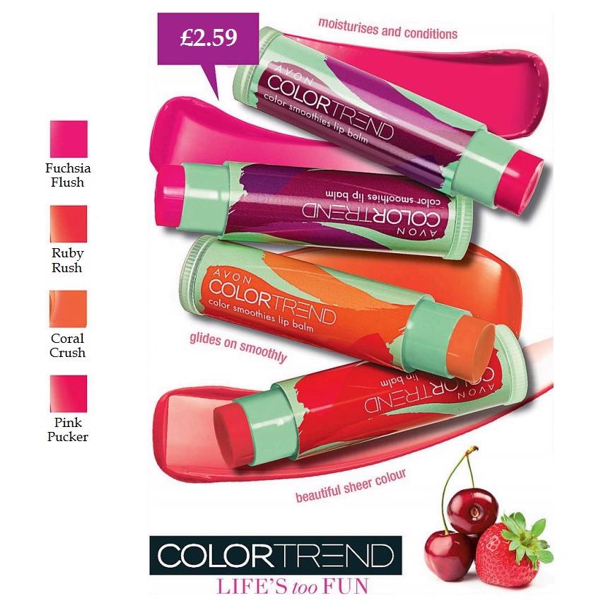 Avon Color Trend Colour Smoothies Lip Balm - Various Shades - Sealed | eBay