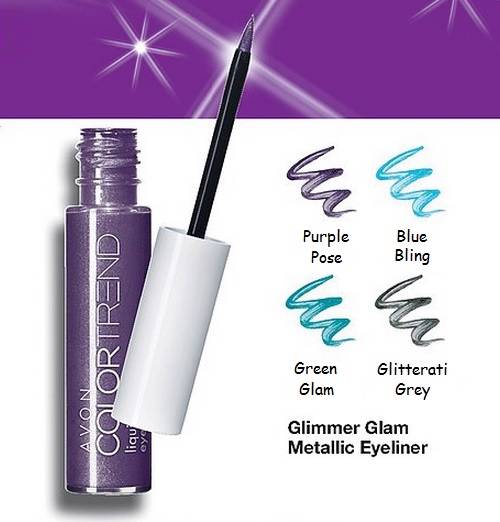 NEW Avon Color Trend Glimmer Glam Liquid Eyeliner Eye Liner Various