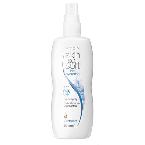 Skin So Soft Fast Hydration Moisturising Dry Oil Body Spray + Watermint