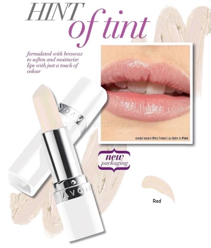 NEW Avon Ultra Tinted Lip Balm With Beeswax Red Pink Bronze