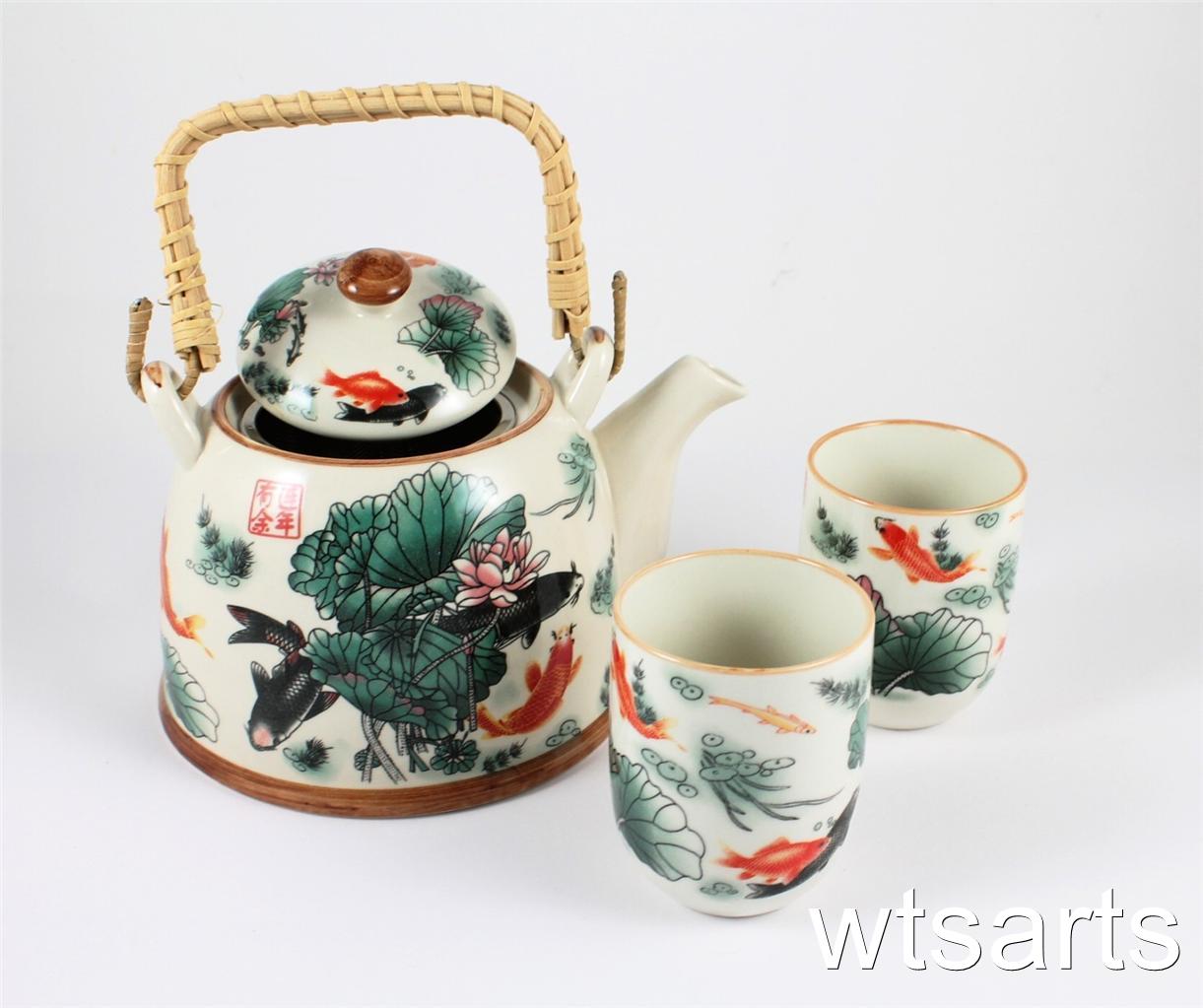 Chinese Tea Pot and 2 Tea Cup Set Infuser (mix styles ...