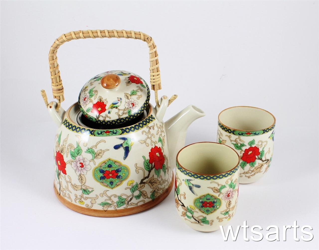 Chinese Tea Pot and 2 Tea Cup Set Infuser (mix styles) Teapot Japanese
