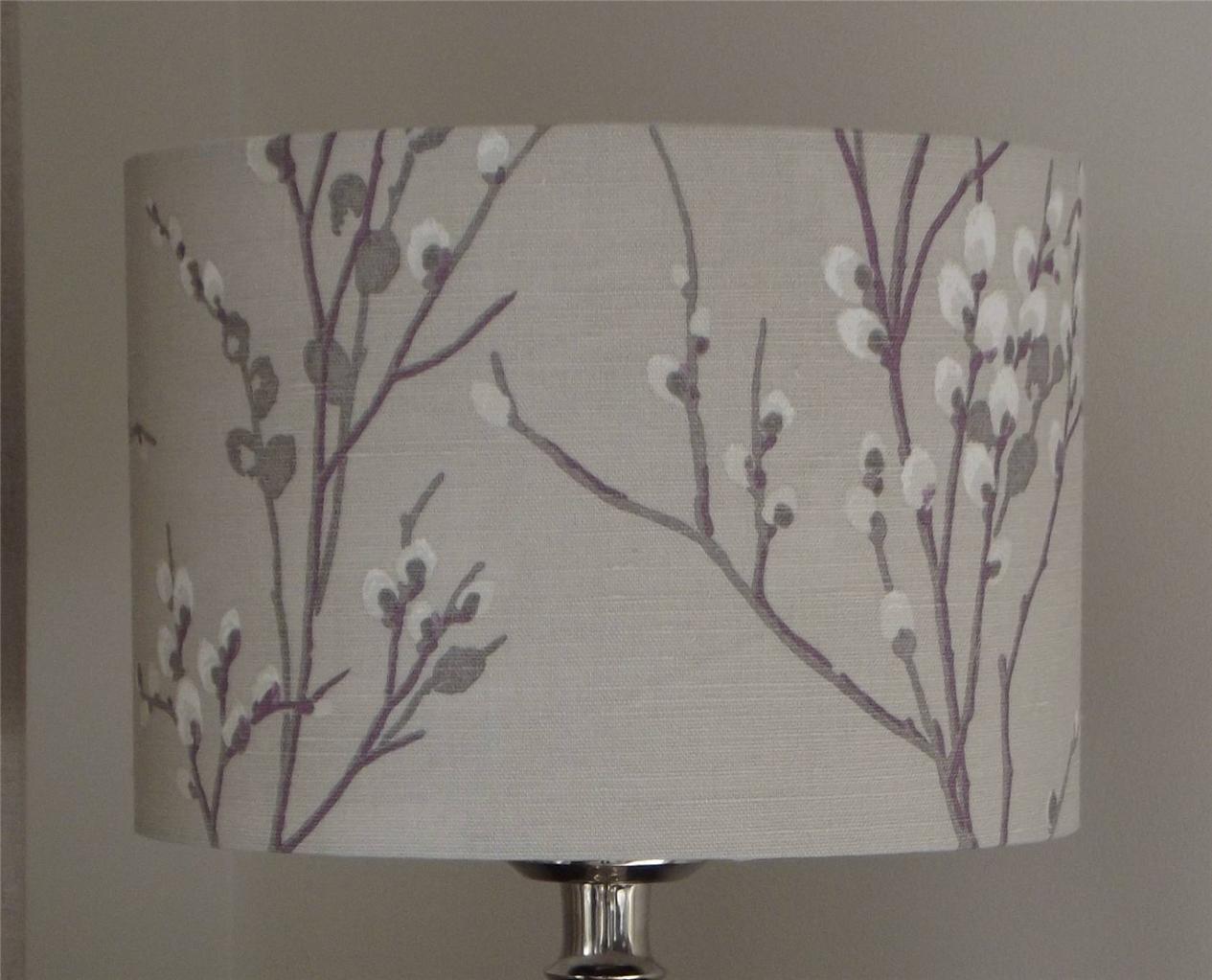 12"/30cm Laura Ashley Pussy Willow Natural Fabric Lamp/Ceiling Shade eBay
