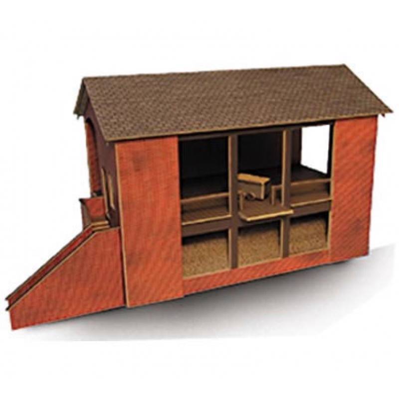 METCALFE ready cut card kits OO Gauge 176th. Scale RAILWAY BUILDINGS