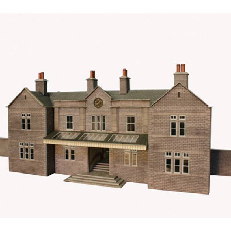 METCALFE ready cut card kits OO Gauge 176th. Scale RAILWAY BUILDINGS
