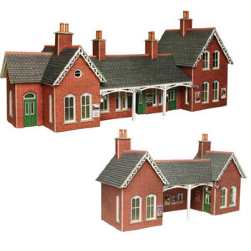 METCALFE ready cut card kits OO Gauge 176th. Scale RAILWAY BUILDINGS eBay
