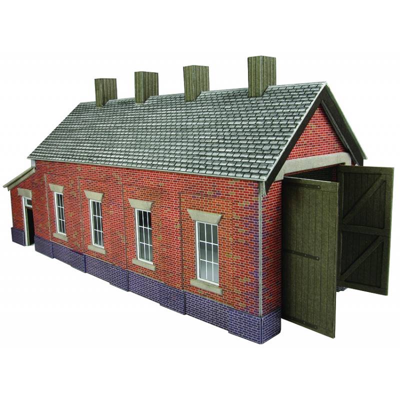 METCALFE ready cut card kits OO Gauge 176th. Scale RAILWAY BUILDINGS