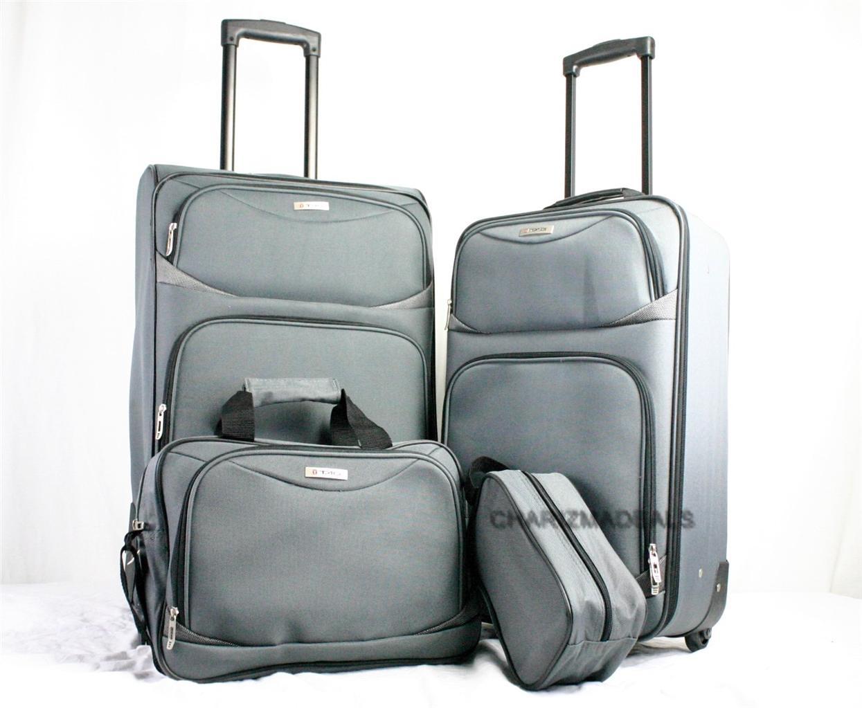 Tag Luggage Set Coronado 4 Piece Gray with Carry Ons 6324 eBay