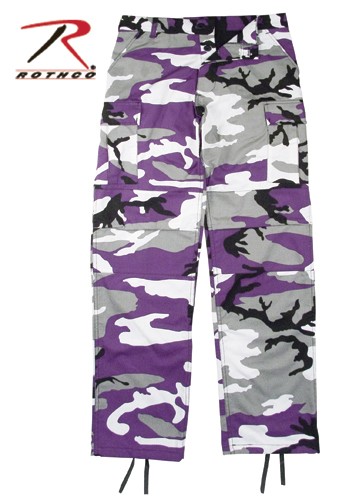 violet cargo pants