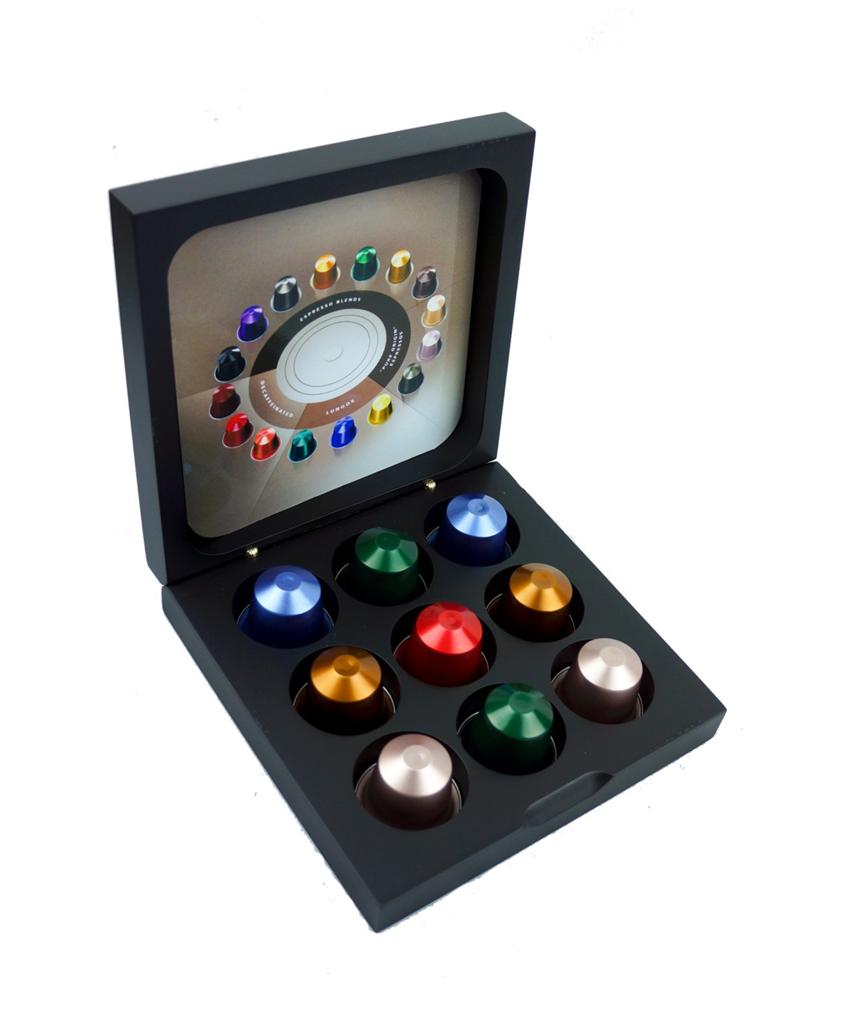 Nespresso Coffee Capsule Holder Mini Gift Box With 9 Assorted Capsules