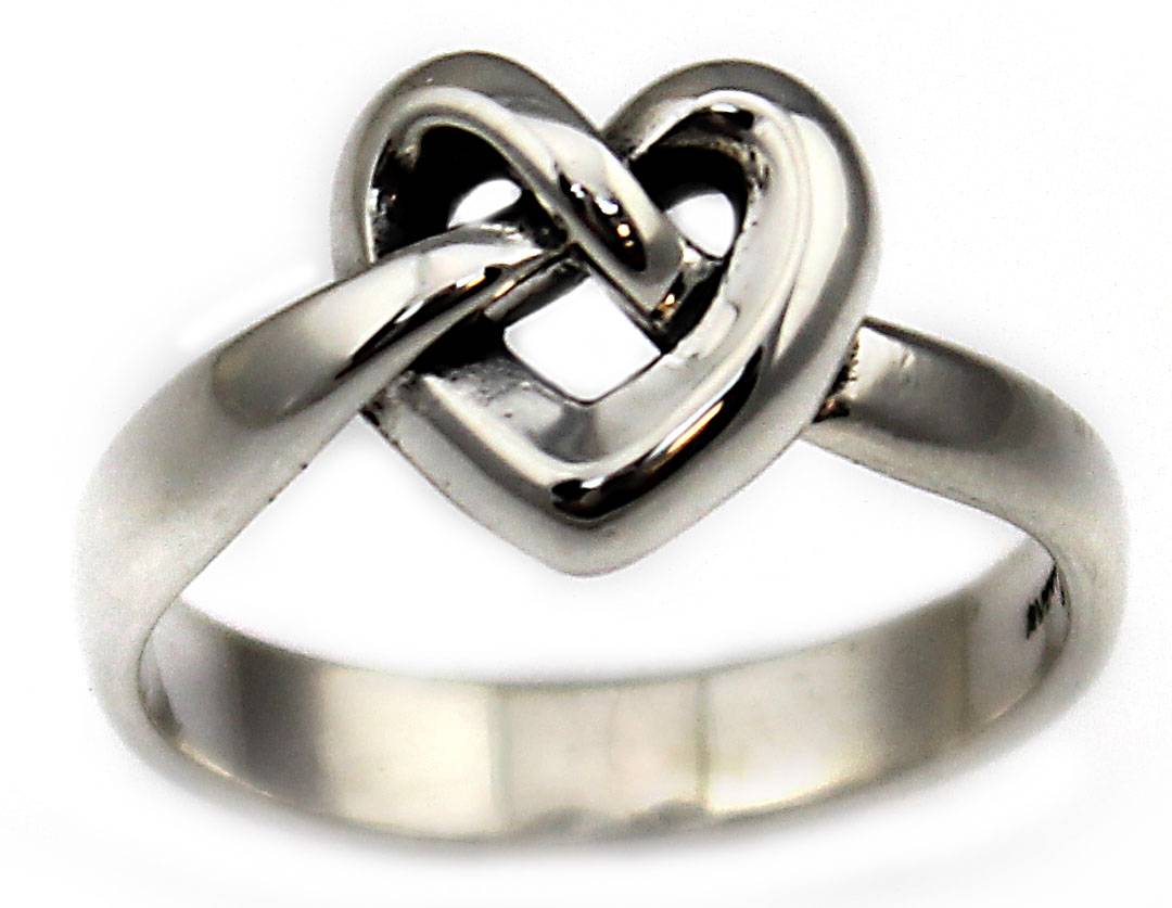 James Avery Heart Knot Ring Sterling Silver NO RESERVE eBay