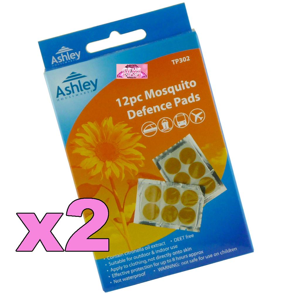 24pc Citronella Mosquito Pads Bug Fly Insect Repellent Defence Patches Deet Free Ebay