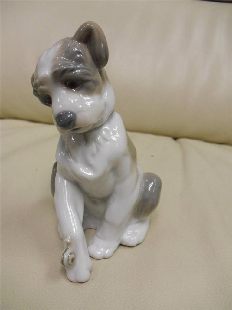 lladro with dog