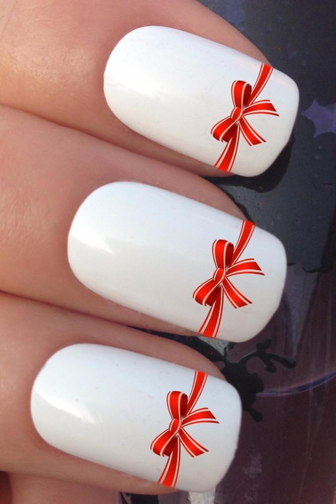 christmas nail art stickers decals water transfers santa christmas water decals nails