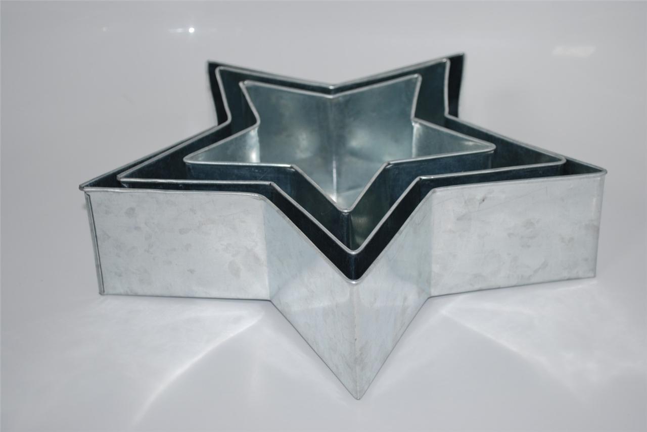 3TIERSTARSHAPEWEDDINGBIRTHDAYPARTYCAKEPANSTINS81012