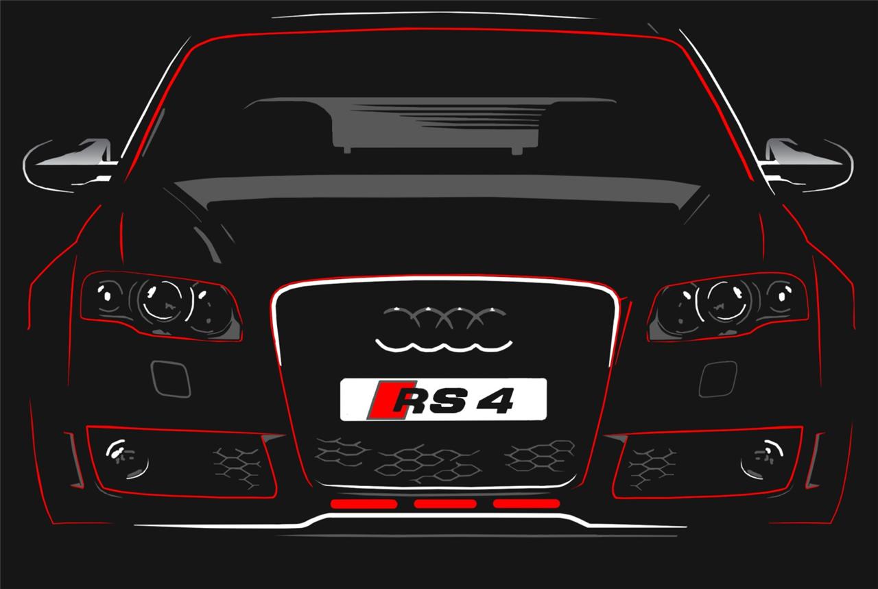 AUDI RS4 B7 T Shirt -- NEW Graphic Design T Shirt inspired by AUDI RS4 B7 | eBay