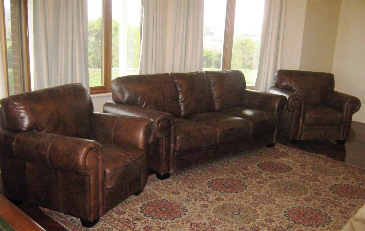 ebay leather sofa suites
