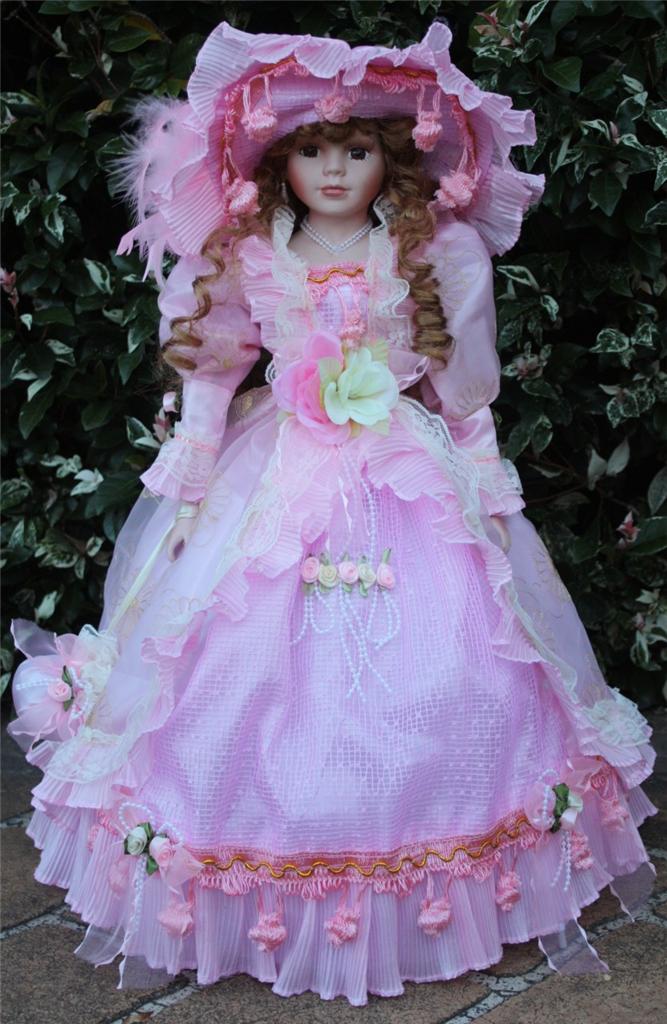 Collector's Choice Bisque Porcelain Doll "Eleanor" Victorian Era (57CM