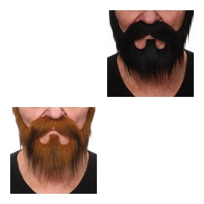 Fake Mustache For Men Classic Halloween Self Adhesive Fake