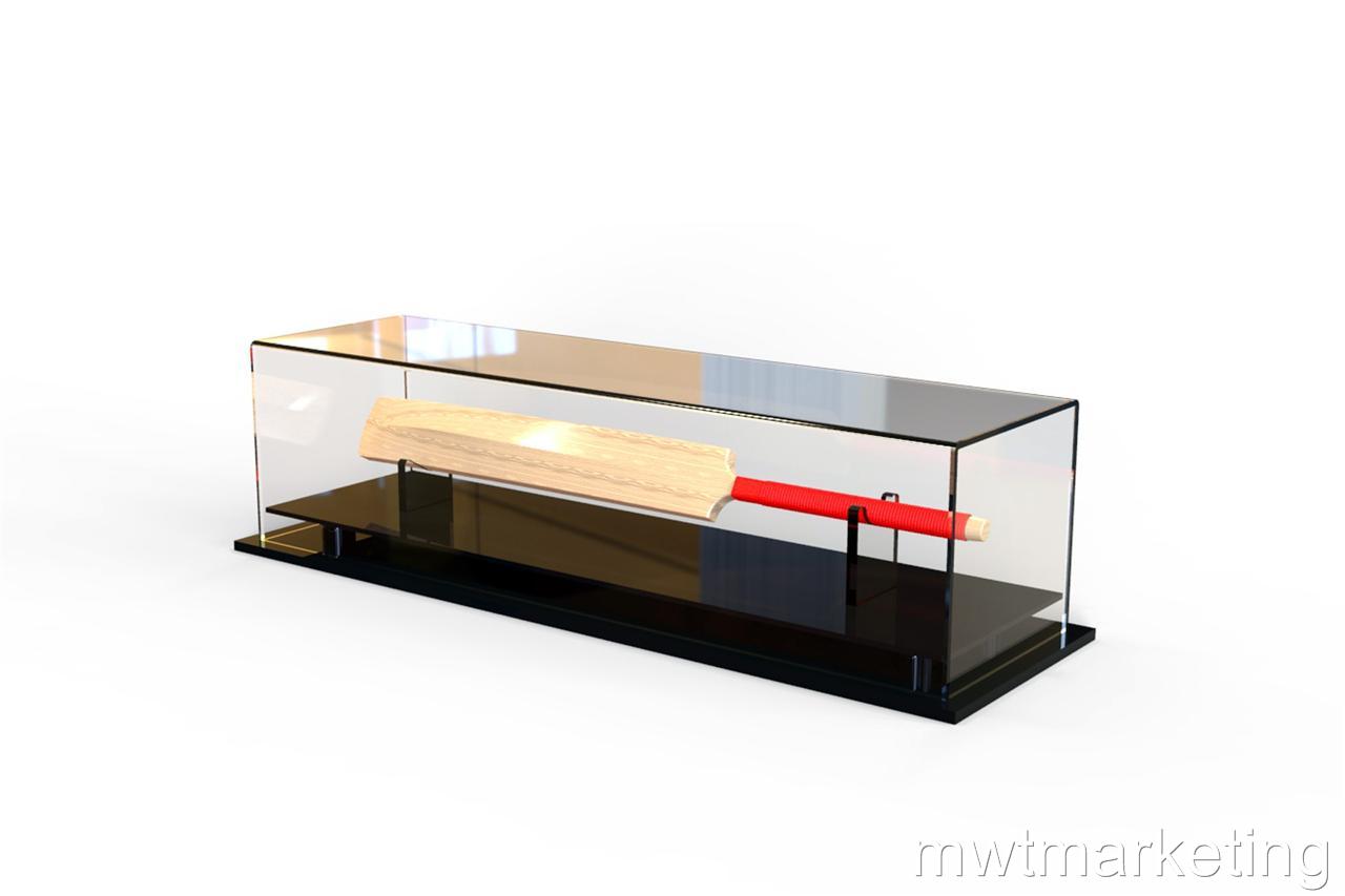 Mini Cricket Bat Acrylic Perspex Display Case Great for signed