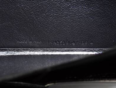 New YSL Yves Saint Laurent Belle de Jour Zip Around Silver Patent ...  