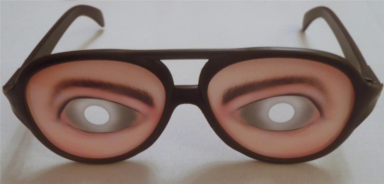 FD066 Fancy Dress Silly Glasses Funny Eyes Joke Prank Spectacles
