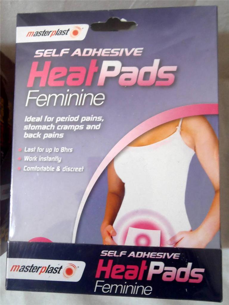 Twin Pack Self Adhesive Feminine Heat Pads Relief For ...