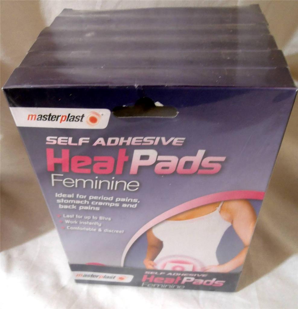 Twin Pack Self Adhesive Feminine Heat Pads Relief For Period/Back Pain
