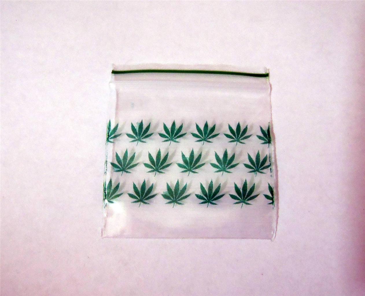 GSB028 Weed Cannabis leaf Grip seal Bags Baggies 30 x 33mm/36 x 38mm