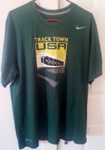 Mens Nike Dri Fit shirt XL University of Oregon Track Town USA Hayward Field EUC | eBay