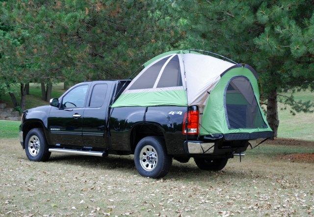 Gmc tent in a truck #4