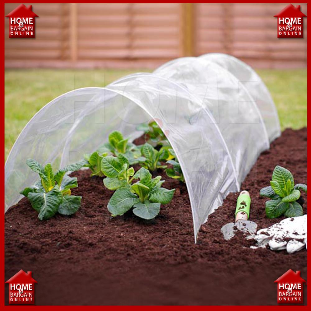 GARDEN POLY TUNNEL CLOCHE PLANT FROST PROTECTION FRUIT VEGETABLE MINI