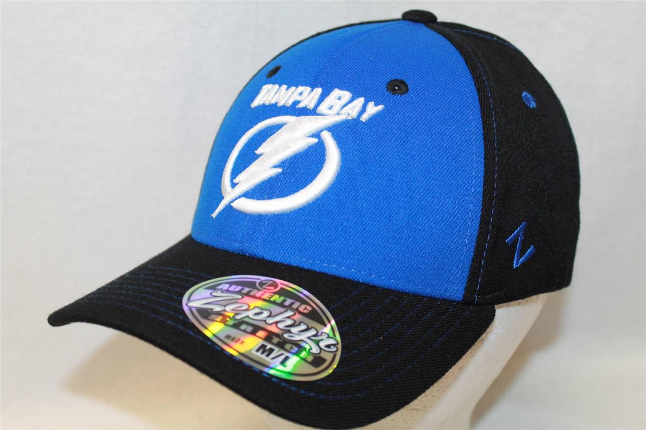 Tampa Bay Lightning Hat Cap "The Faceoff Flexfit Cap" By Zephyr NHL Hats