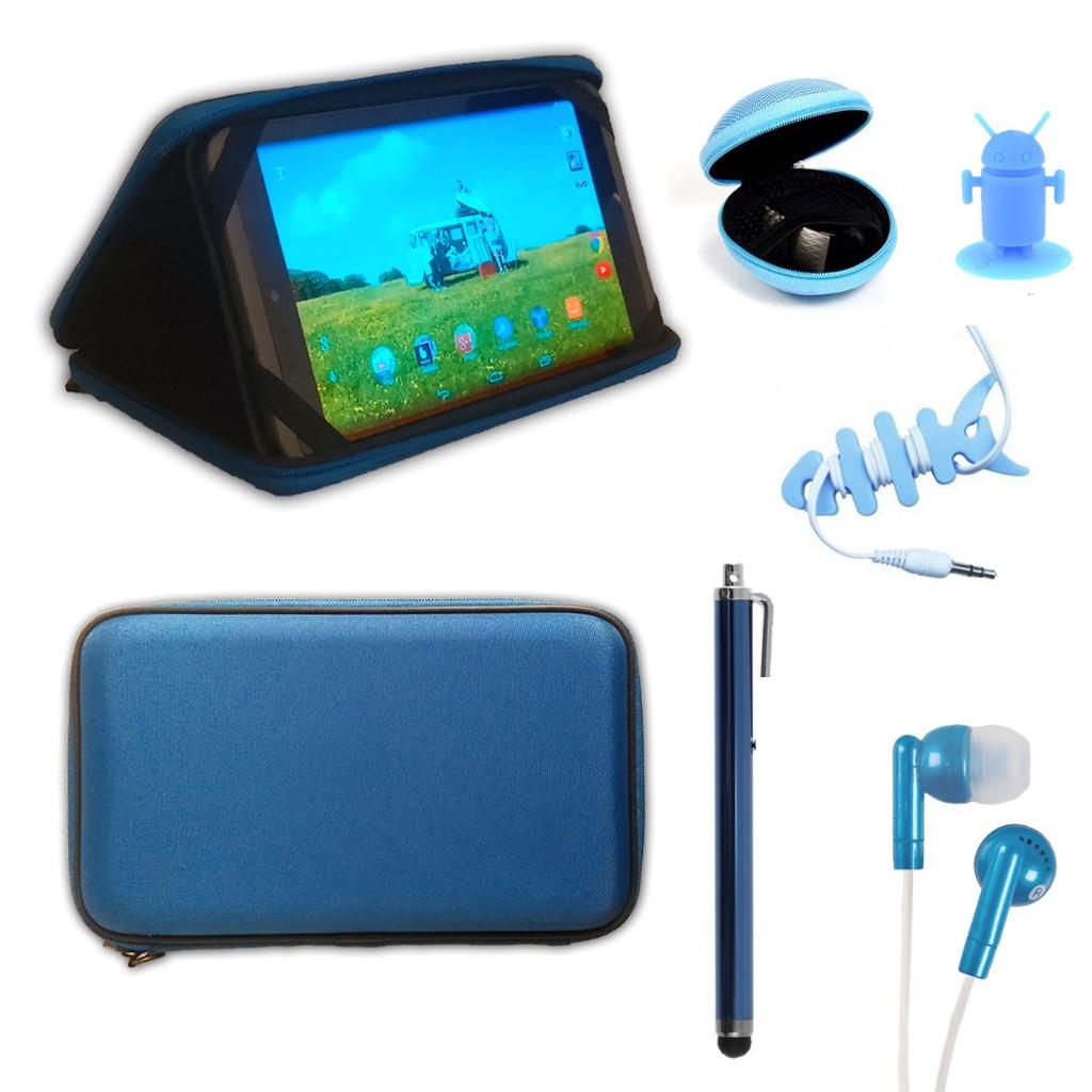 BLUE HARD EXEC TOUGH ZIPPED CASE FIT ARGOS ALBA 10" INCH TABLET