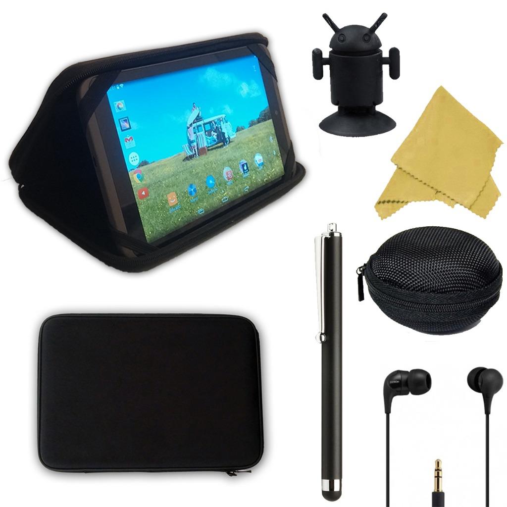 BLACK EXECUTIVE HARD ZIPPED CASE FITS TESCO WINDOWS CONNECT 10" INCH