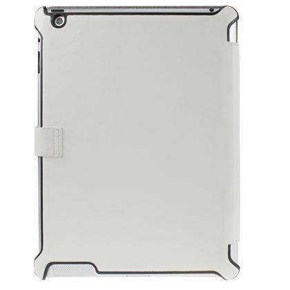 d 2 3 White ORG PU Leather Case Fold Back 